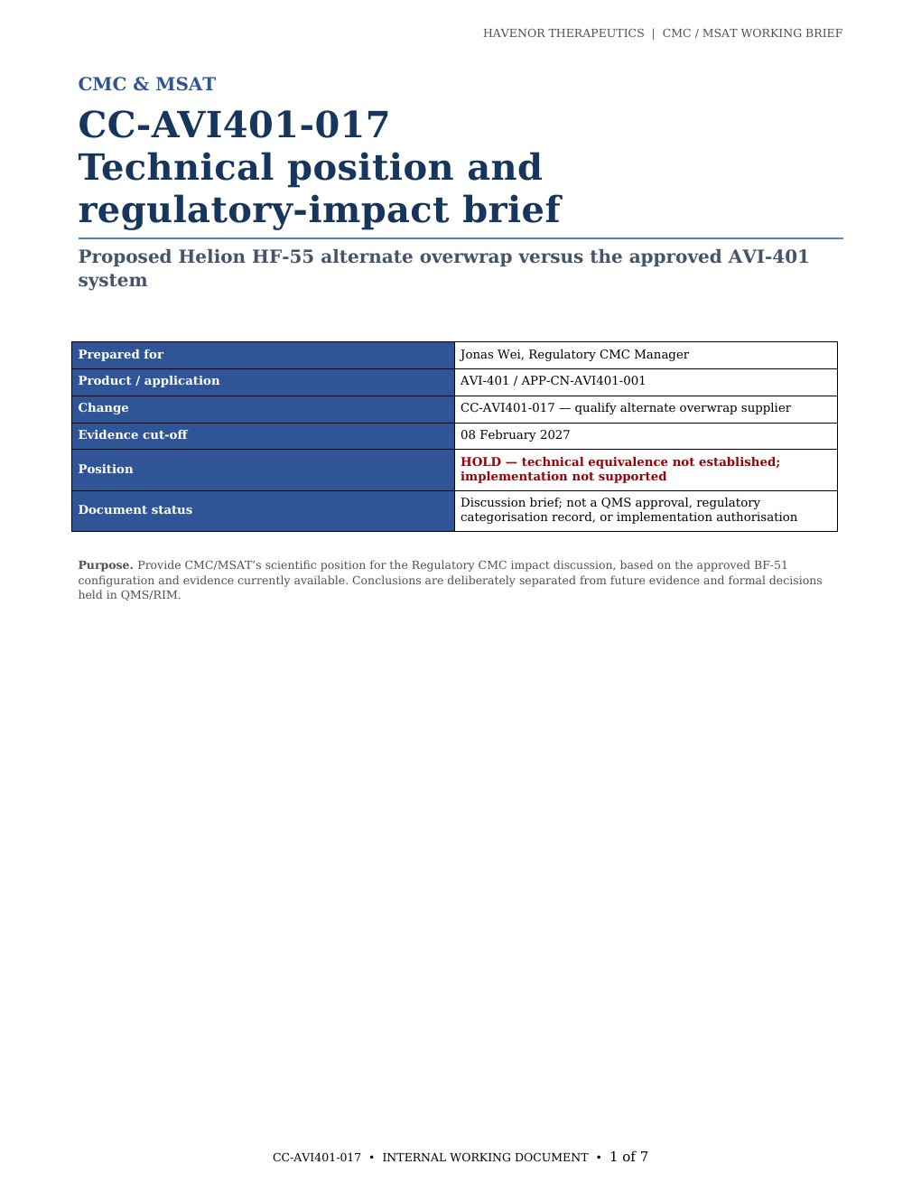 W14-02 candidate document, page 1 of 7
