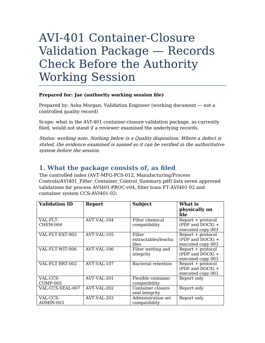 W14-06 candidate document, page 1 of 10